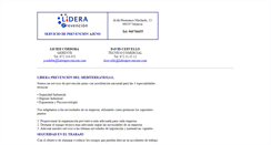 Desktop Screenshot of lideraprevencion.com