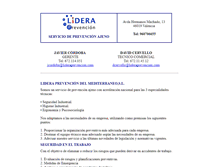 Tablet Screenshot of lideraprevencion.com